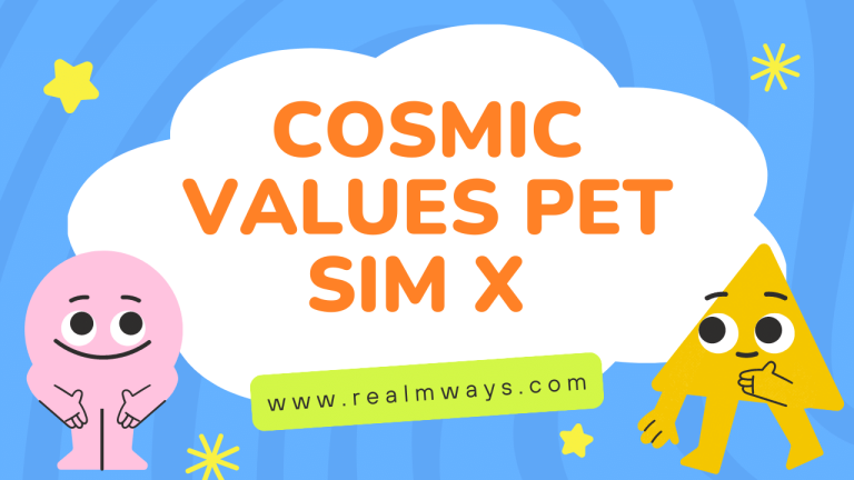 Cosmic Values Pet Sim X [Everything You Need To Know]