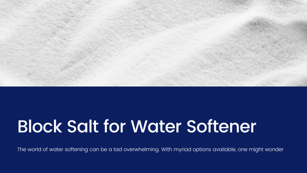 Block Salt for Water Softener [A Detailed Info] Realmways